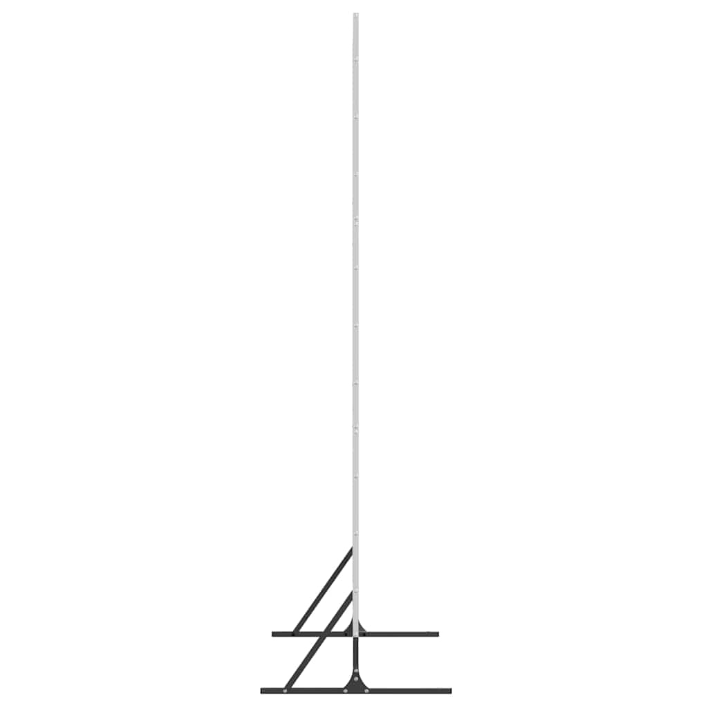 Zaslon za privatnost Siva 100 x 50 x 180 cm Čelik