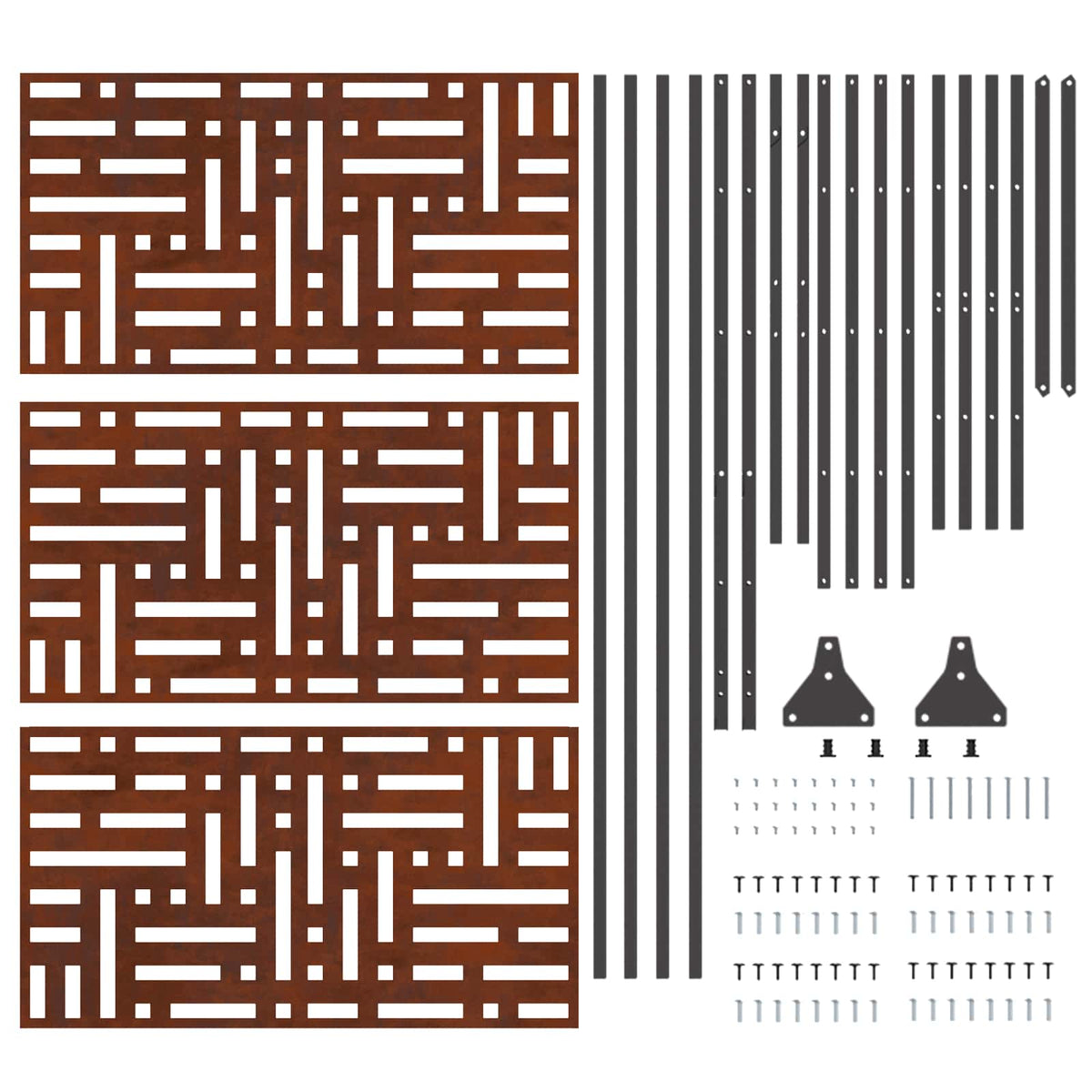 Zaslon za privatnost Siva 100 x 50 x 180 cm