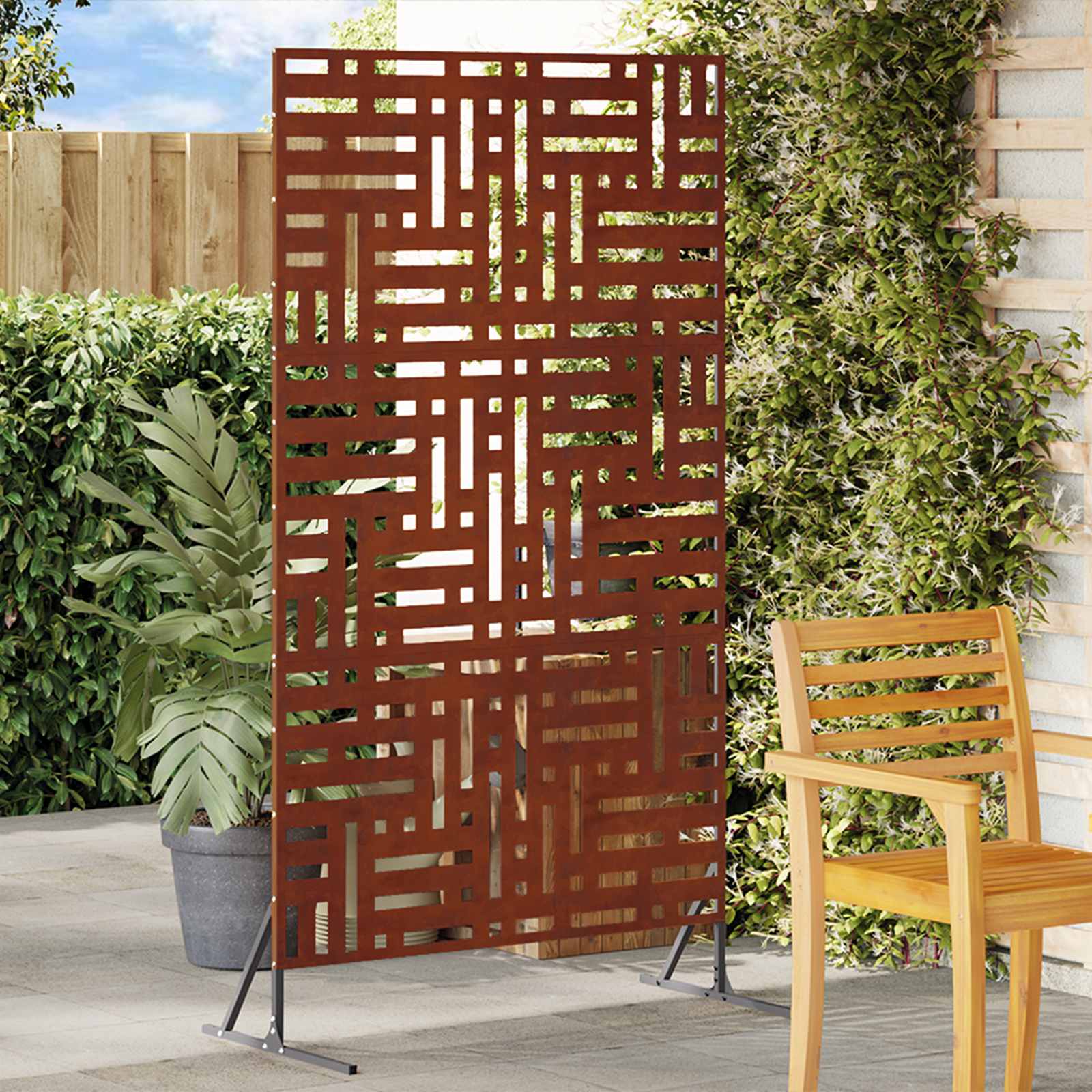 Zaslon za privatnost Siva 100 x 50 x 180 cm