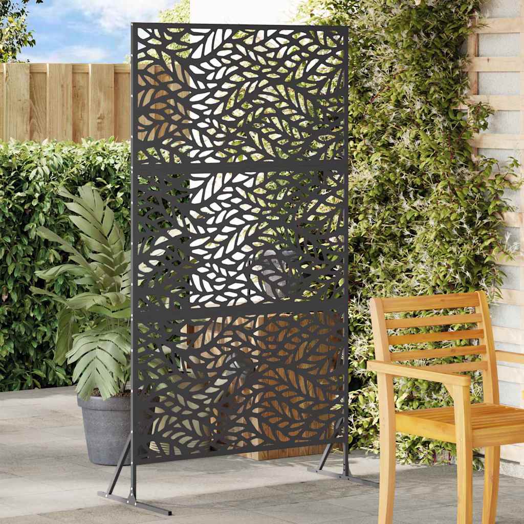 Zaslon za privatnost Crna 100 x 50 x 180 cm Čelik