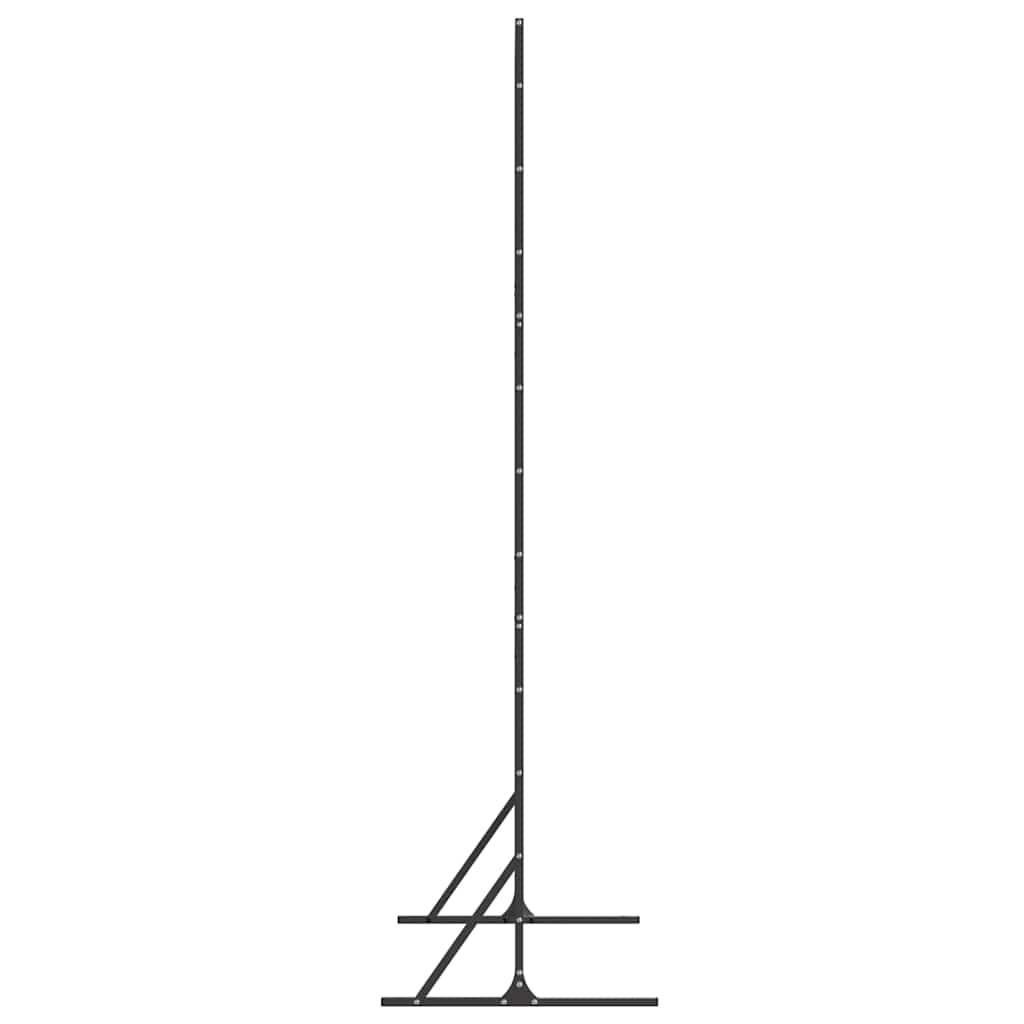 Zaslon za privatnost Crna 100 x 50 x 180 cm Čelik