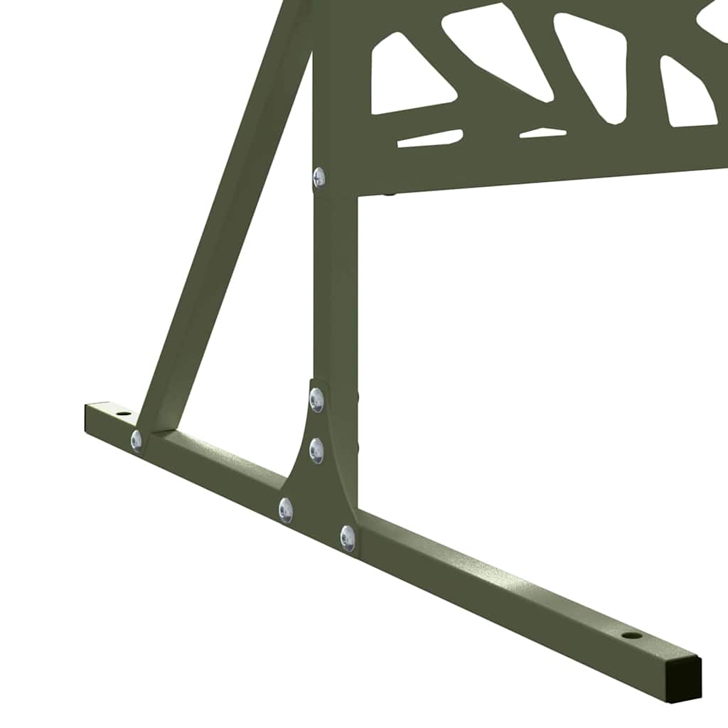 Zaslon za privatnost Maslinasta 100 x 50 x 180 cm Čelik