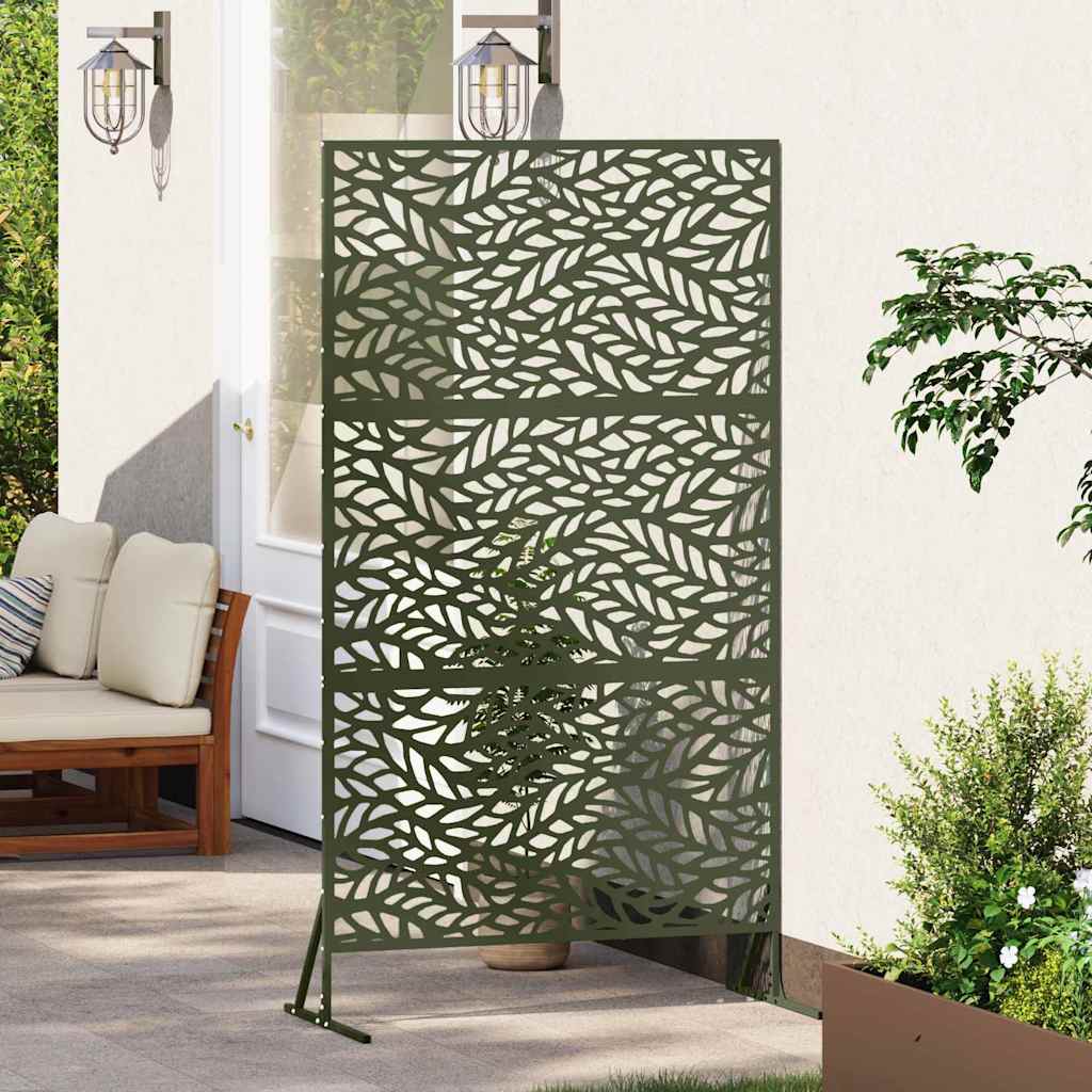 Zaslon za privatnost Maslinasta 100 x 50 x 180 cm Čelik