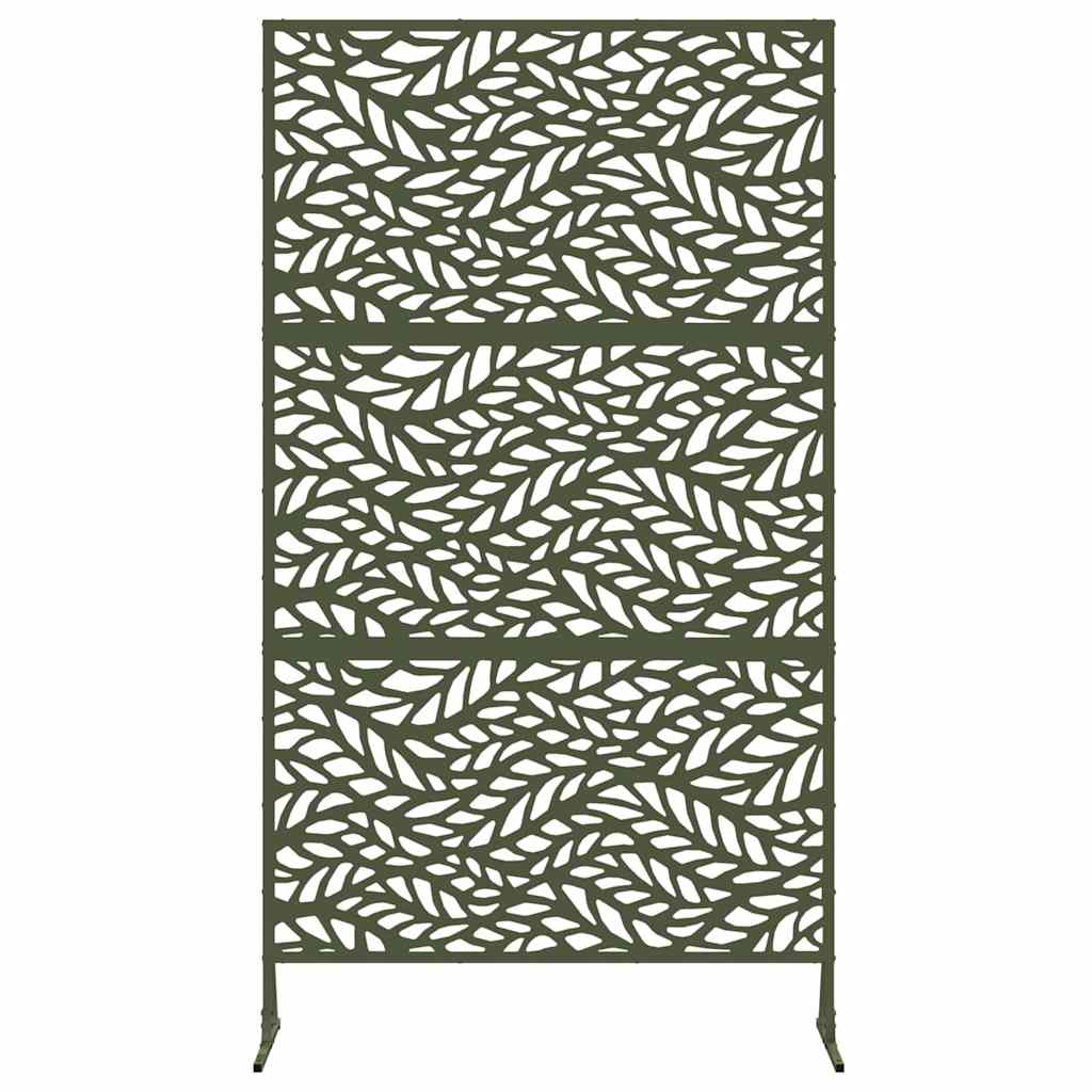 Zaslon za privatnost 100 x 50 x 180 cm Čelik Maslinastozelena