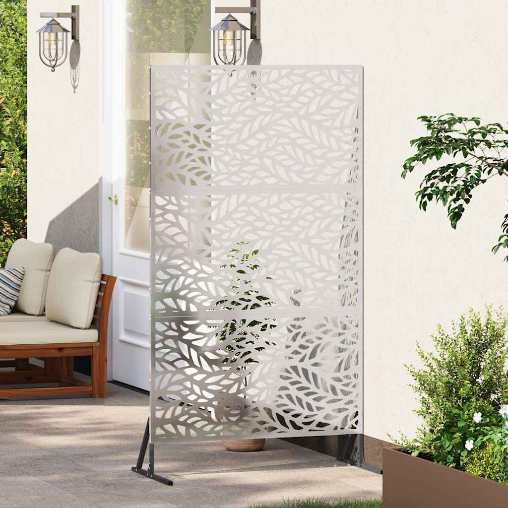 Zaslon za privatnost Siva 100 x 50 x 180 cm Čelik