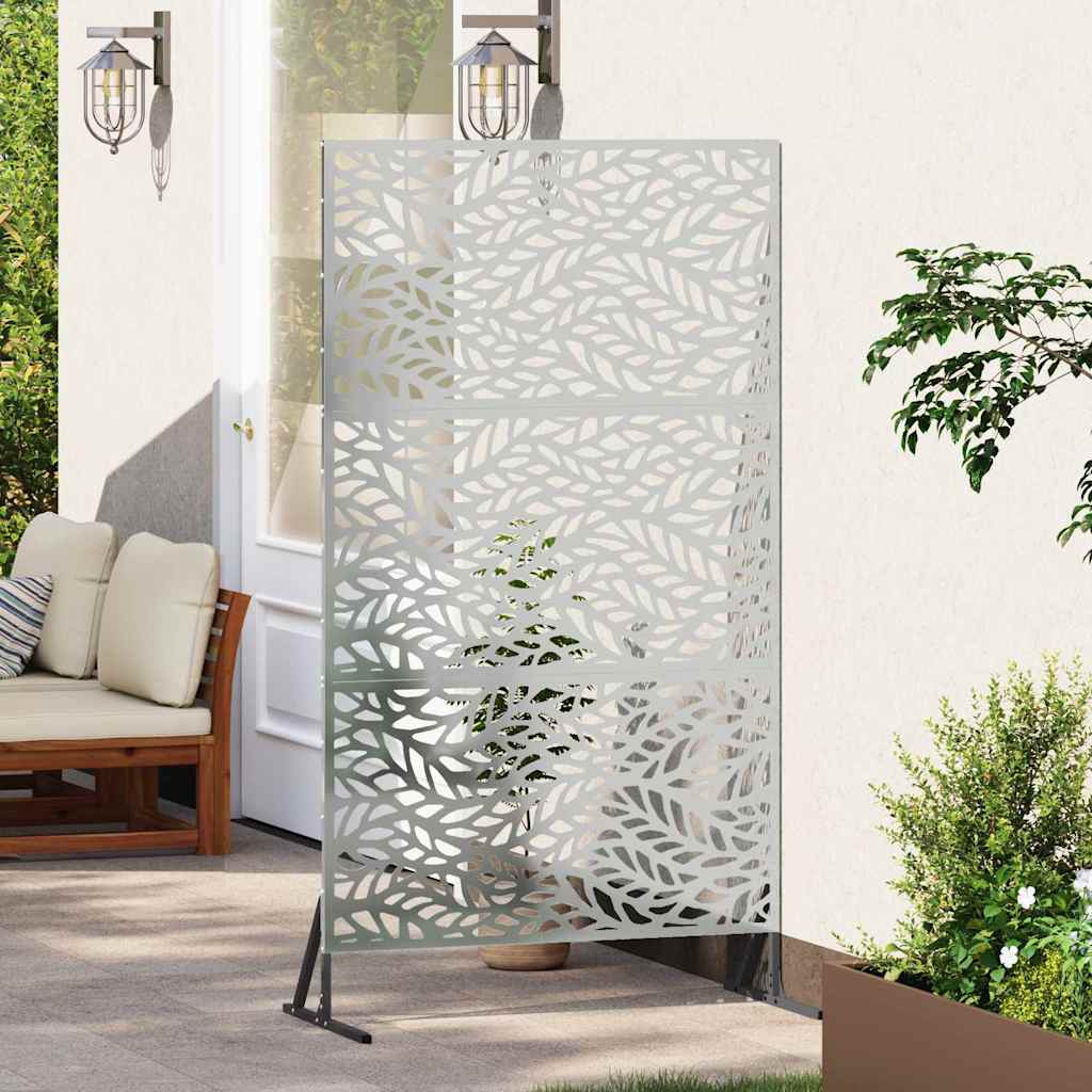 Zaslon za privatnost Siva 100 x 50 x 180 cm Čelik