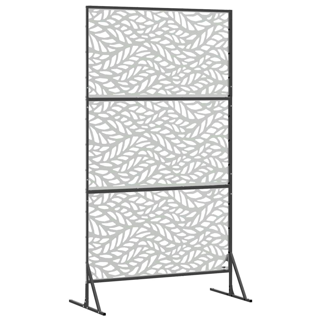 Zaslon za privatnost Siva 100 x 50 x 180 cm Čelik