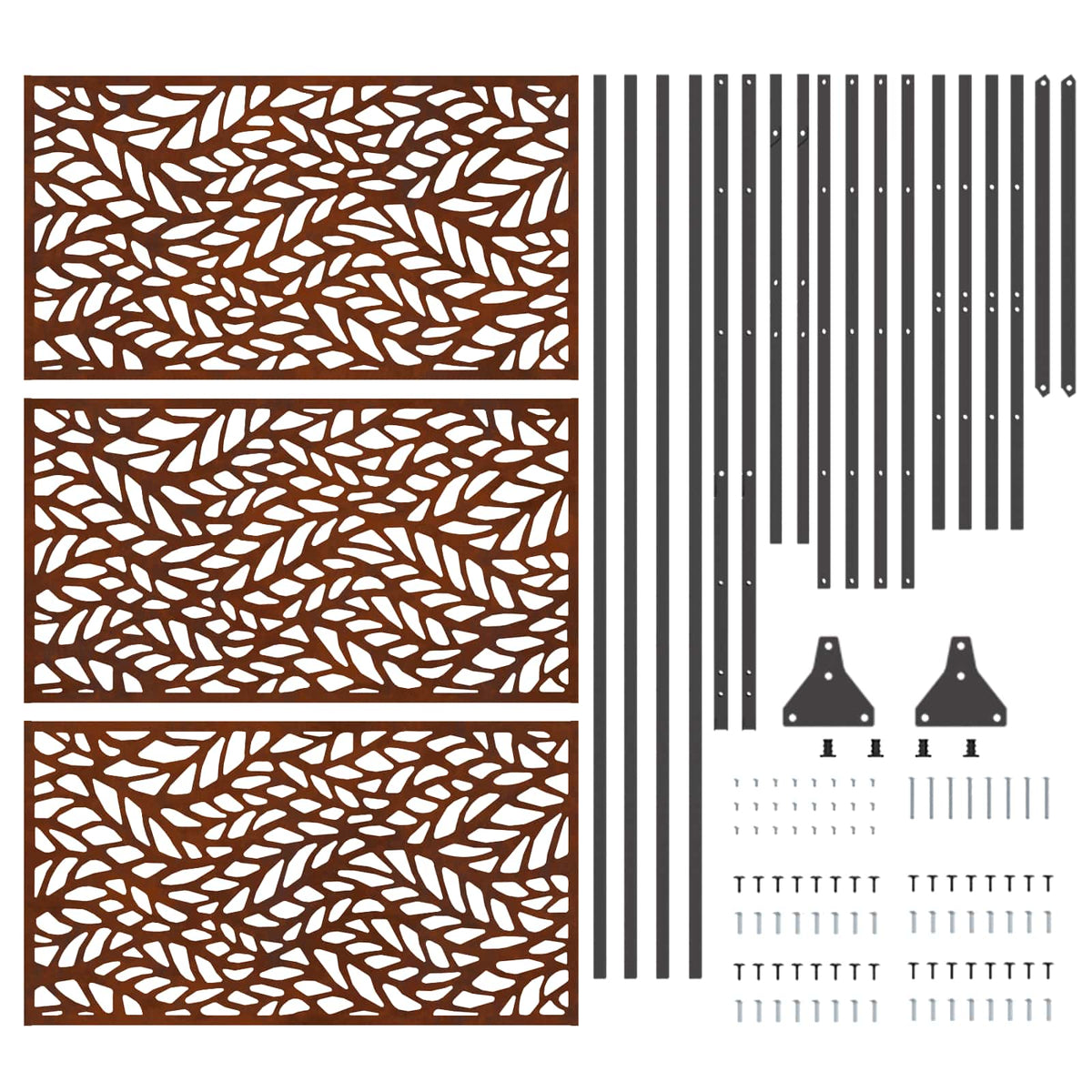 Zaslon za privatnost Siva 100 x 50 x 180 cm