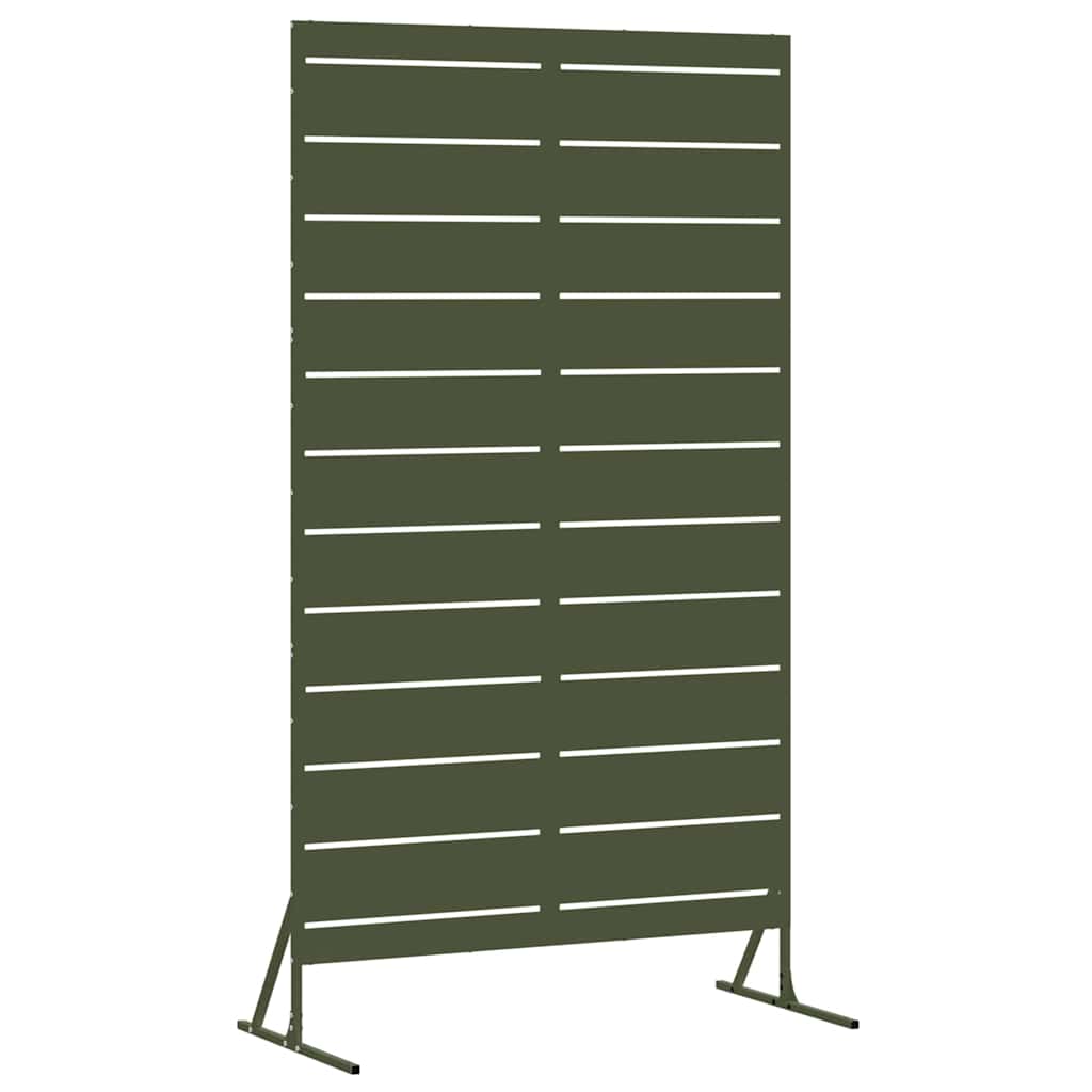 Zaslon za privatnost Maslinasta 100 x 50 x 180 cm Čelik