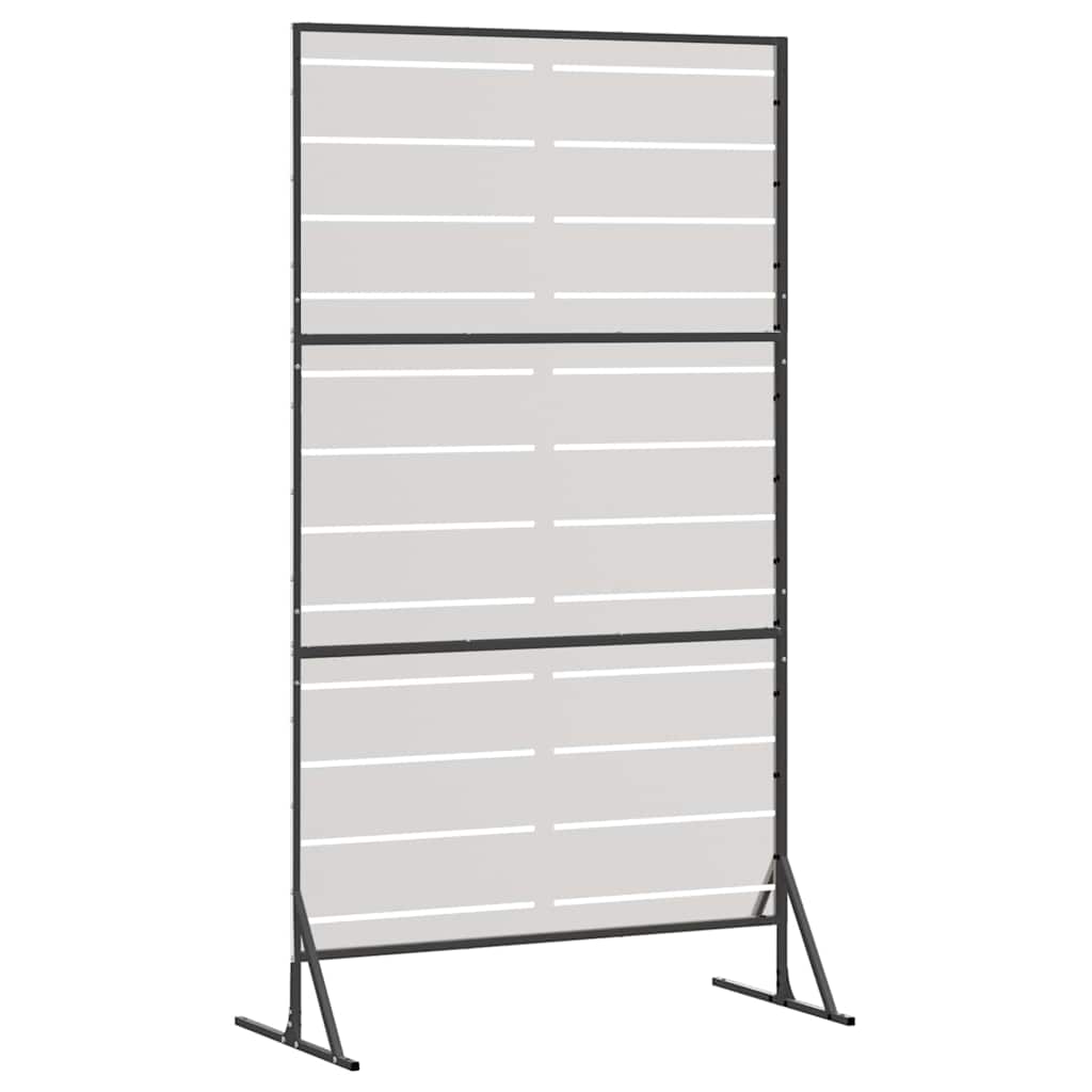 Zaslon za privatnost Siva 100 x 50 x 180 cm Čelik