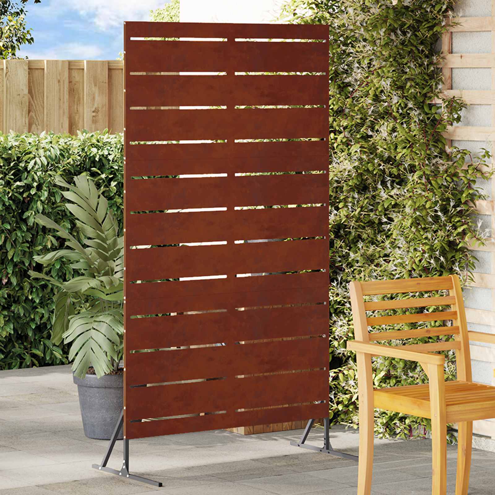 Zaslon za privatnost Siva 100 x 50 x 180 cm