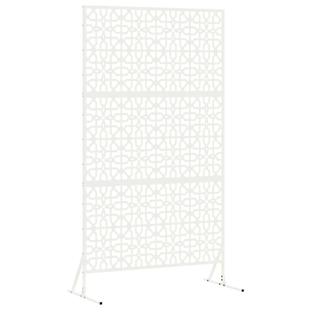 Zaslon za privatnost 100 x 50 x 180 cm Čelik Bijela