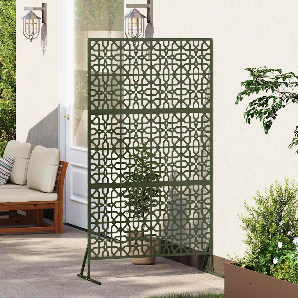 Zaslon za privatnost Maslinasta 100 x 50 x 180 cm Čelik
