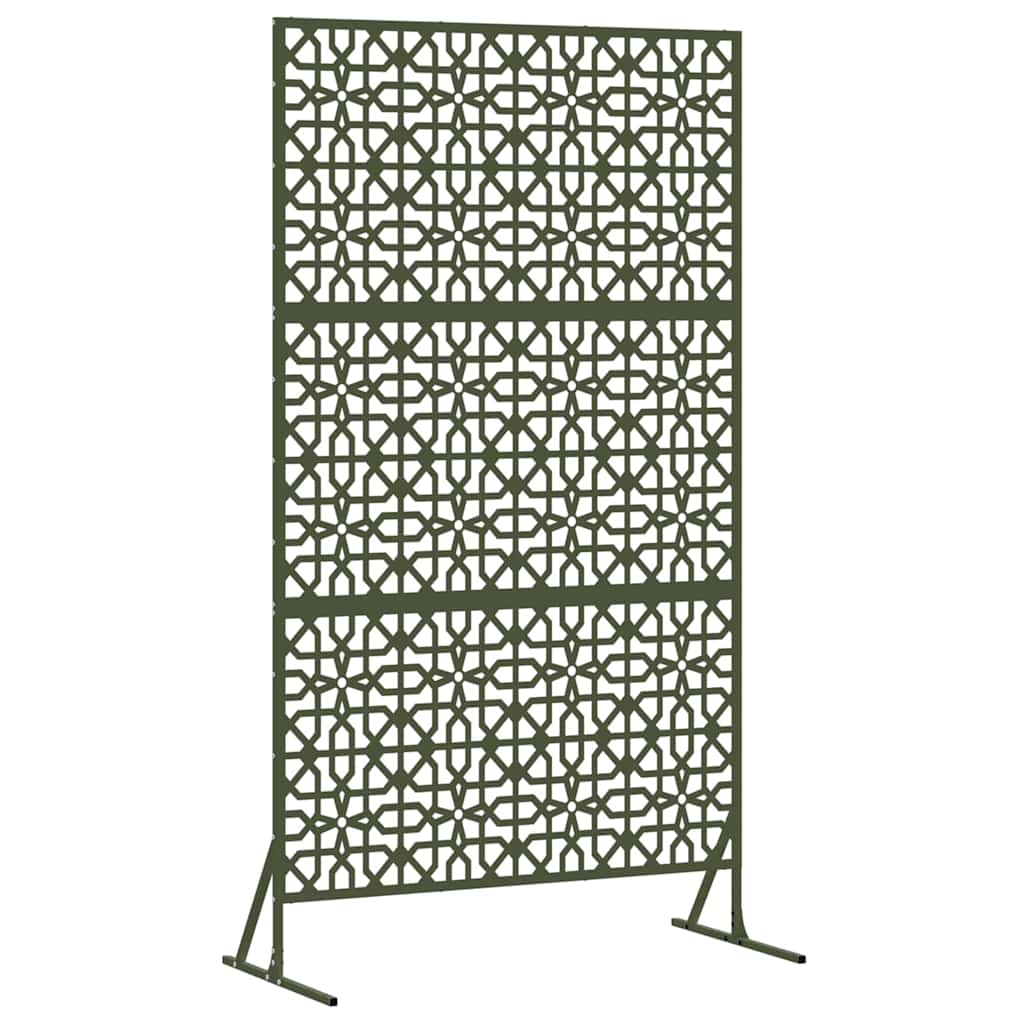 Zaslon za privatnost Maslinasta 100 x 50 x 180 cm Čelik