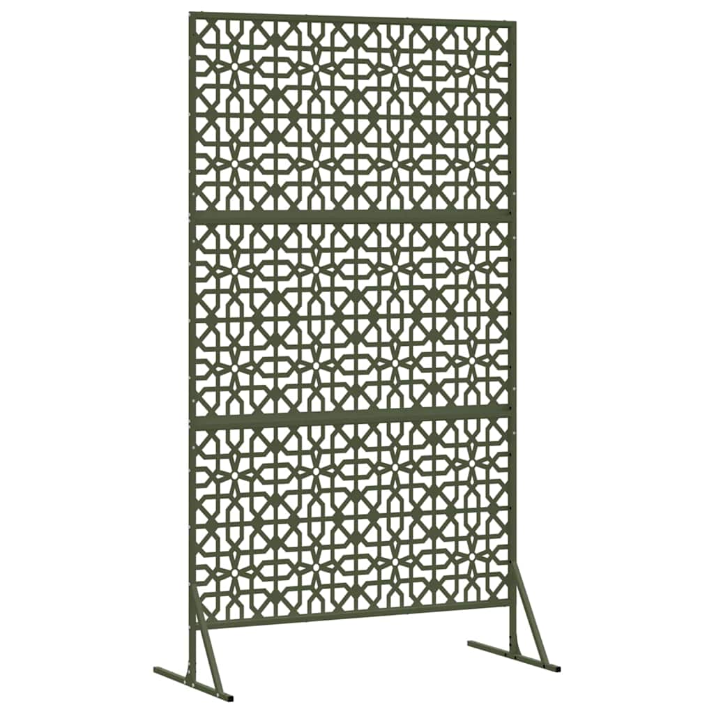 Zaslon za privatnost Maslinasta 100 x 50 x 180 cm Čelik