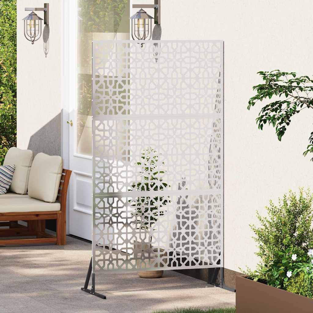 Zaslon za privatnost Siva 100 x 50 x 180 cm Čelik