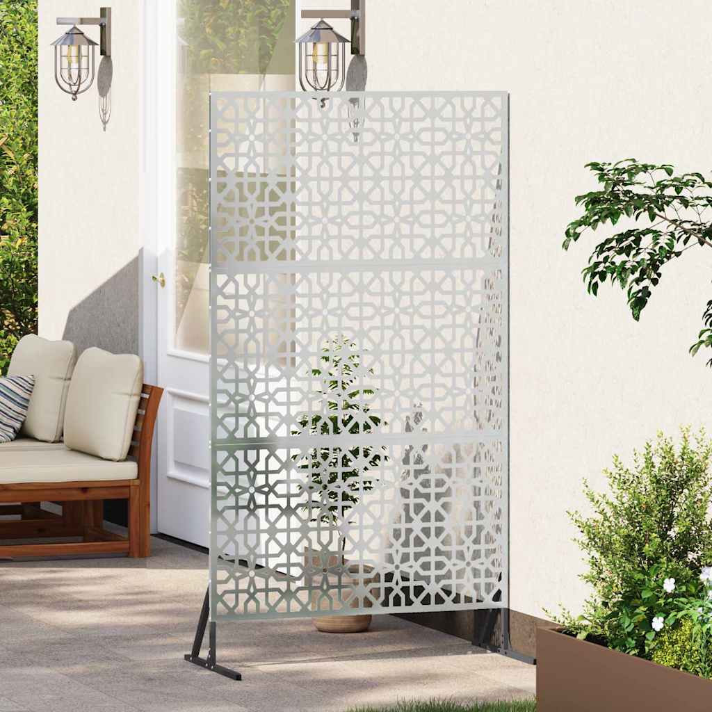 Zaslon za privatnost Siva 100 x 50 x 180 cm Čelik