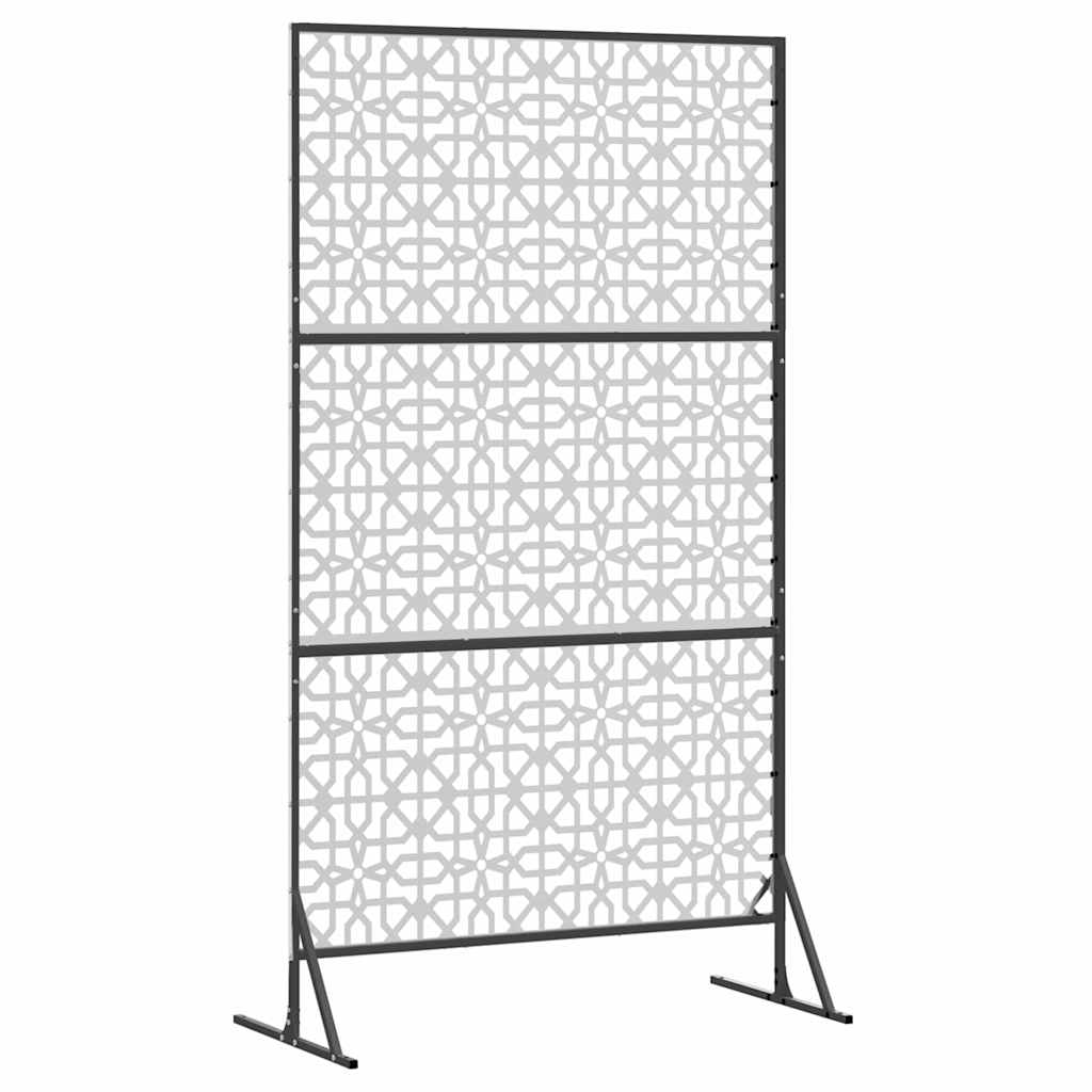 Zaslon za privatnost Siva 100 x 50 x 180 cm Čelik