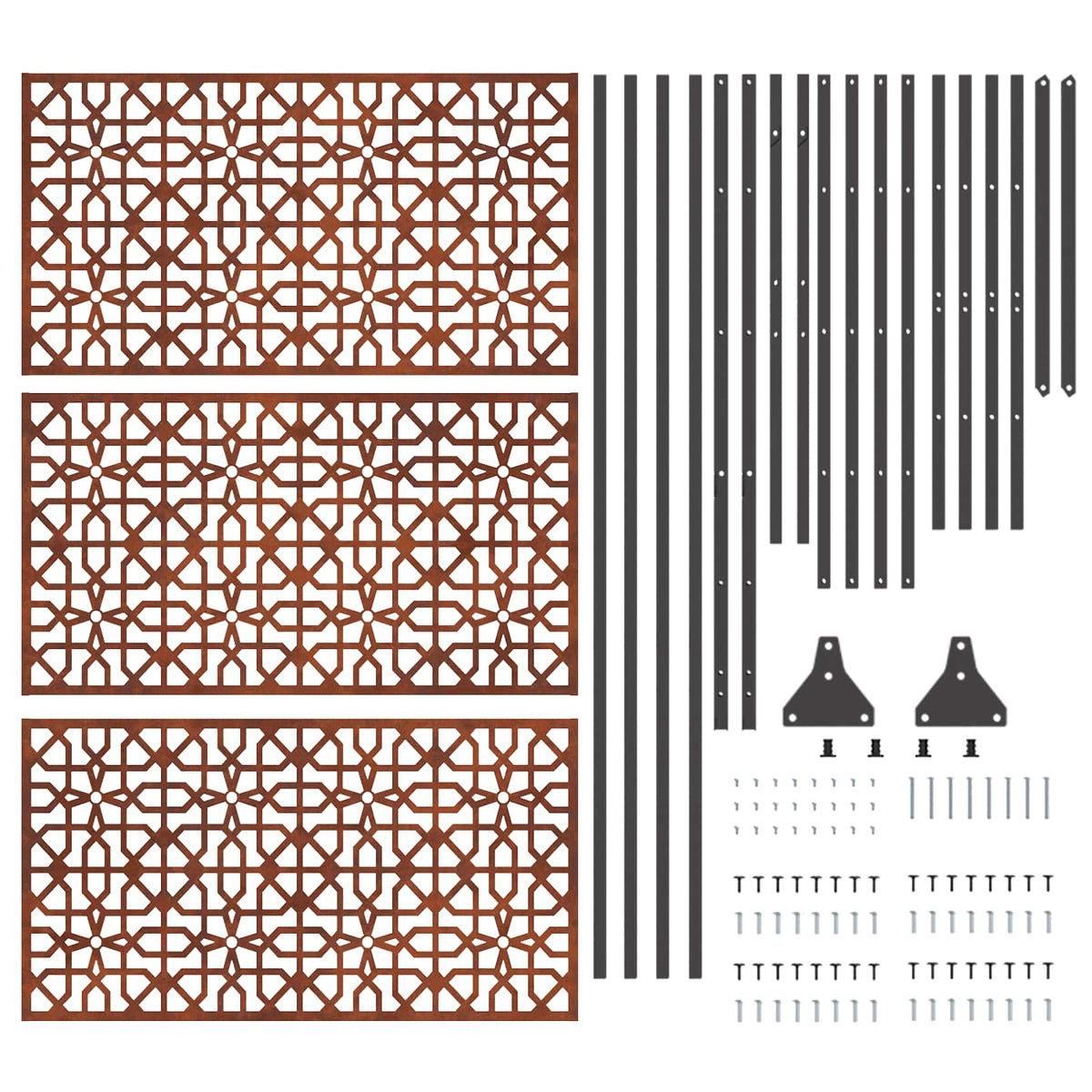Zaslon za privatnost Siva 100 x 50 x 180 cm