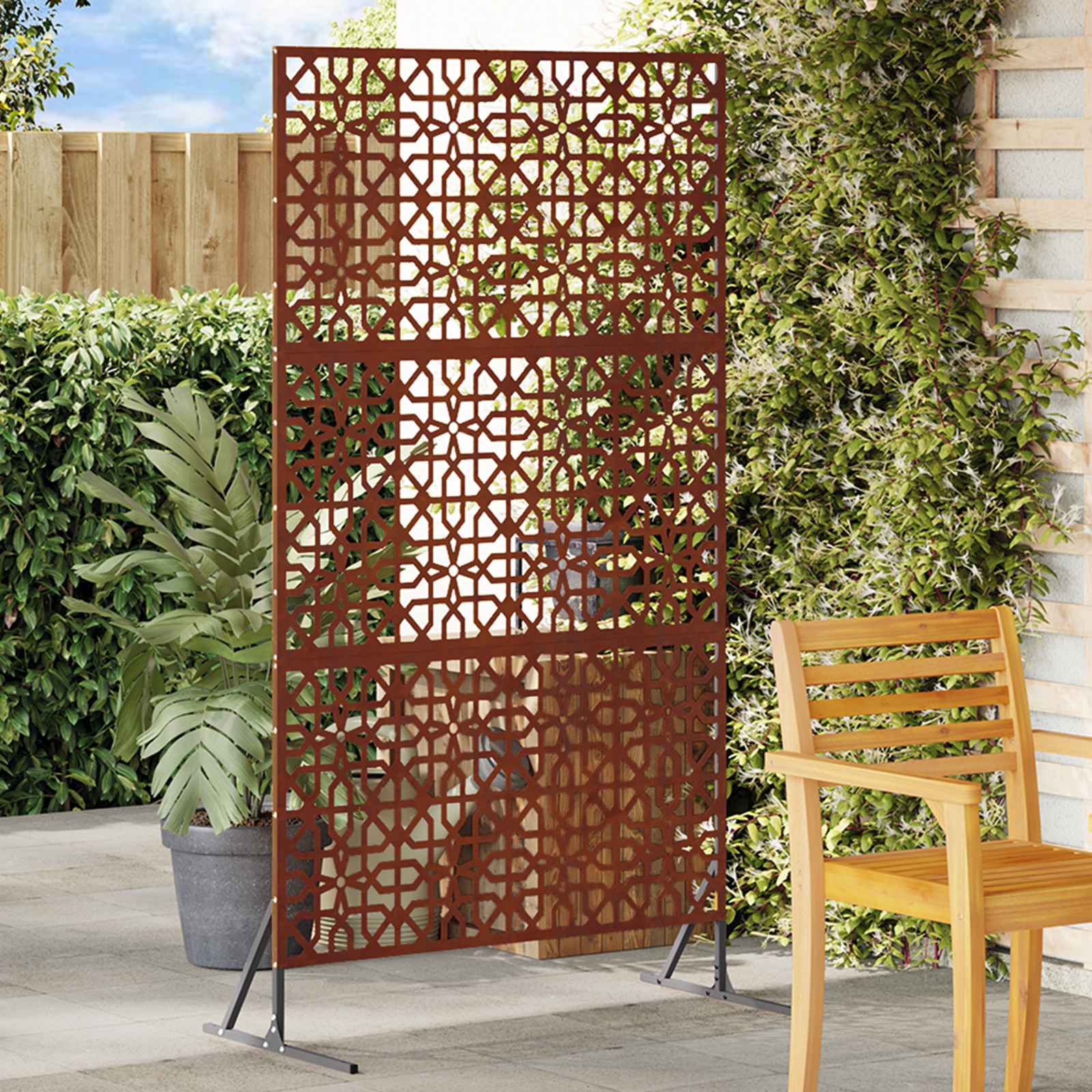 Zaslon za privatnost Siva 100 x 50 x 180 cm