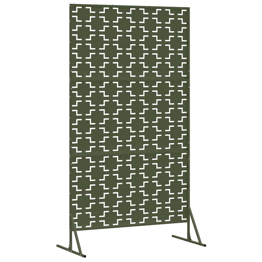 Zaslon za privatnost Maslinasta 100 x 50 x 180 cm Čelik