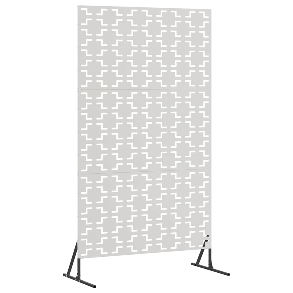 Zaslon za privatnost Siva 100 x 50 x 180 cm Čelik