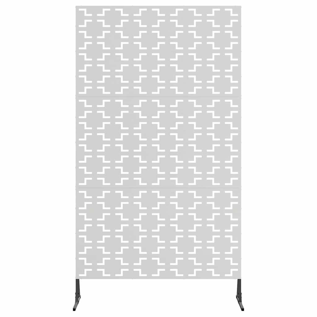 Zaslon za privatnost Siva 100 x 50 x 180 cm Čelik