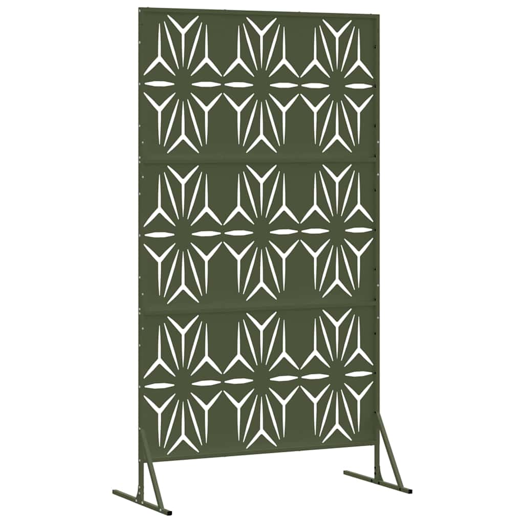 Zaslon za privatnost Maslinasta 100 x 50 x 180 cm Čelik