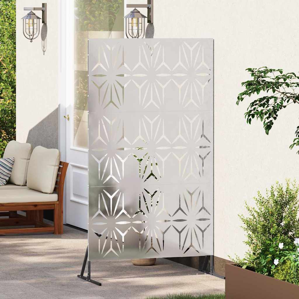 Zaslon za privatnost Siva 100 x 50 x 180 cm Čelik
