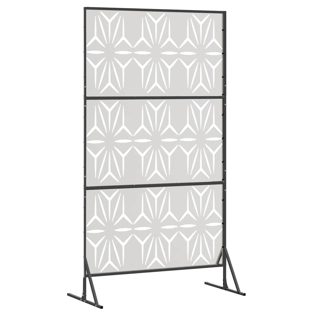 Zaslon za privatnost Siva 100 x 50 x 180 cm Čelik