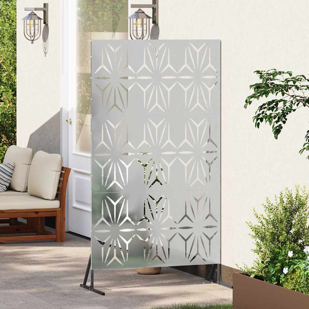 Zaslon za privatnost Siva 100 x 50 x 180 cm Čelik