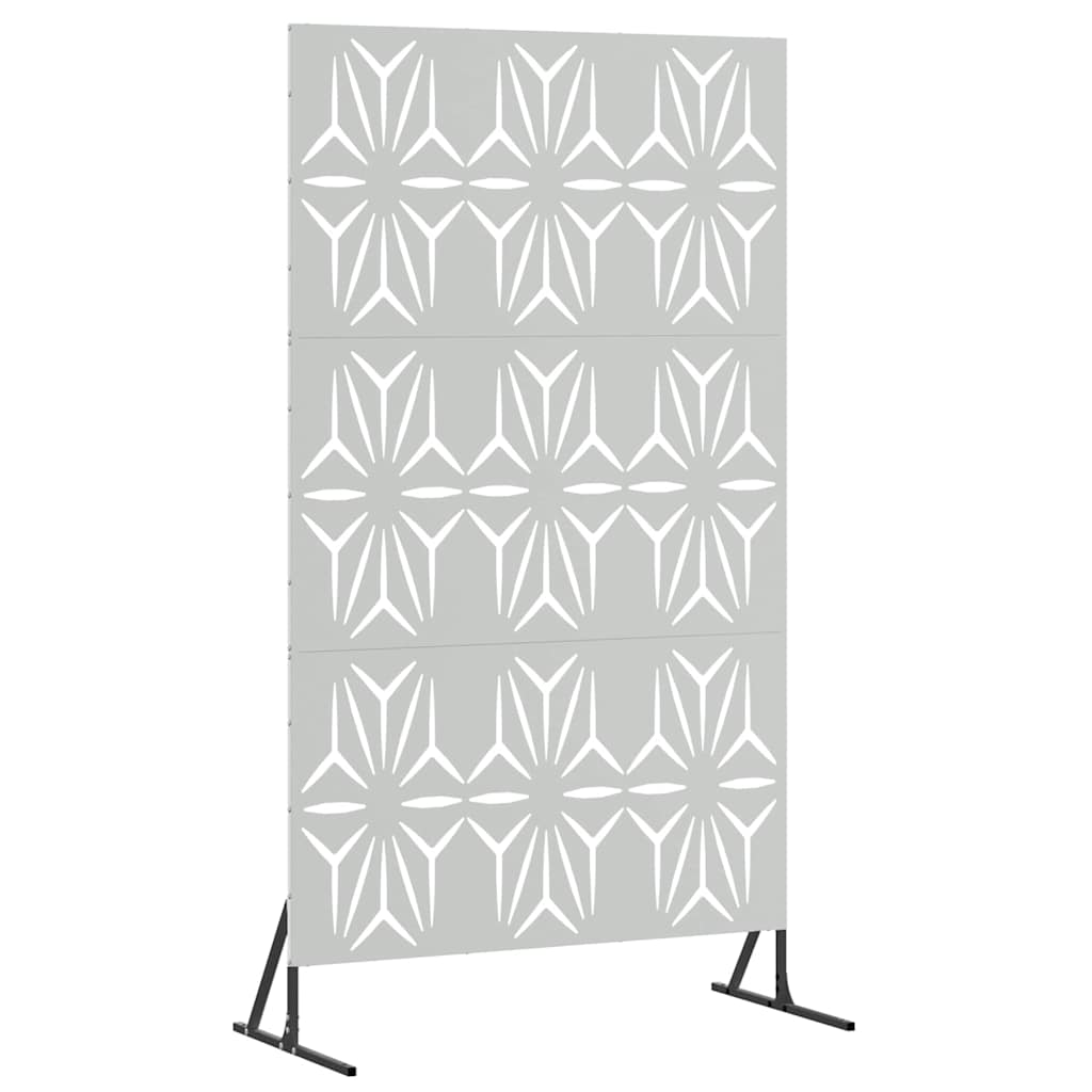 Zaslon za privatnost Siva 100 x 50 x 180 cm Čelik