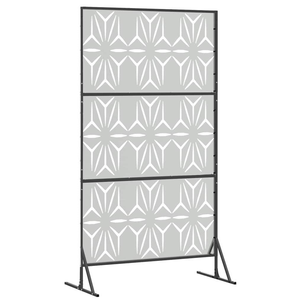 Zaslon za privatnost Siva 100 x 50 x 180 cm Čelik