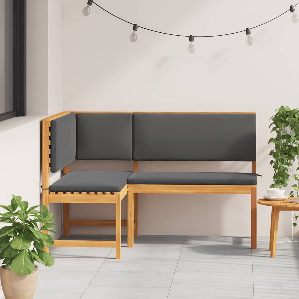 Vrtna stolica Smeđa 140 x 100 x 91cm Čvrsto drvo akacije