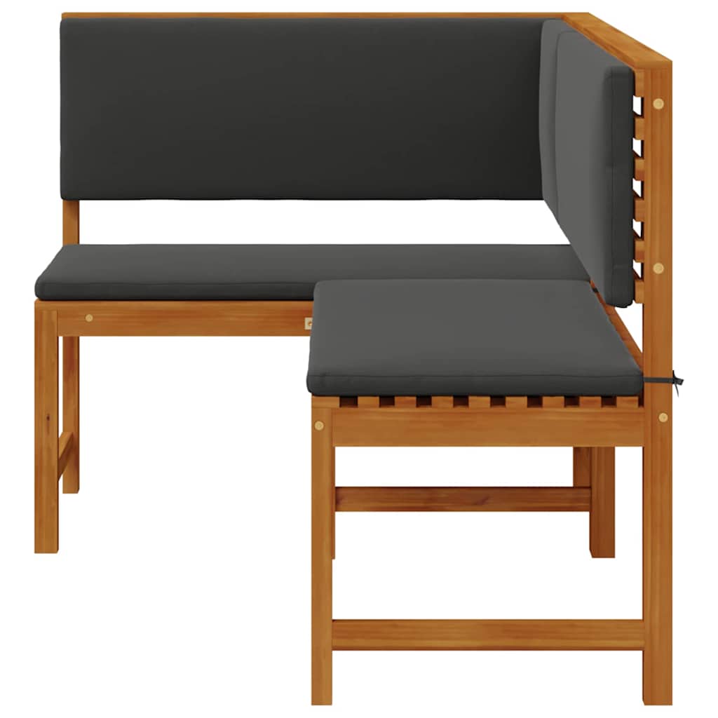 Vrtna stolica Smeđa 140 x 100 x 91cm Čvrsto drvo akacije