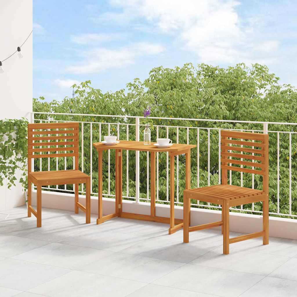 Vrtna stolica 2 pcs Smeđa 50 x 50 x 91cm Čvrsto drvo akacije