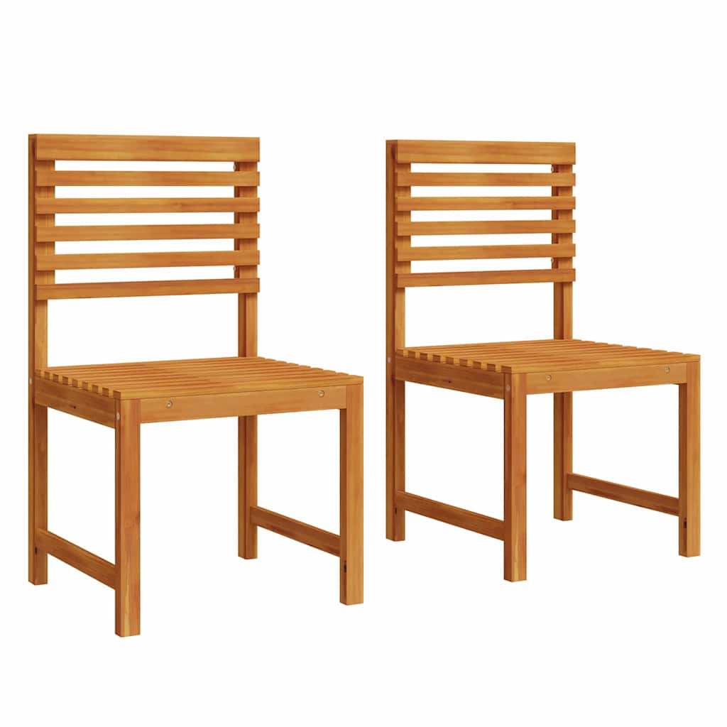 Vrtna stolica 2 pcs Smeđa 50 x 50 x 91cm Čvrsto drvo akacije