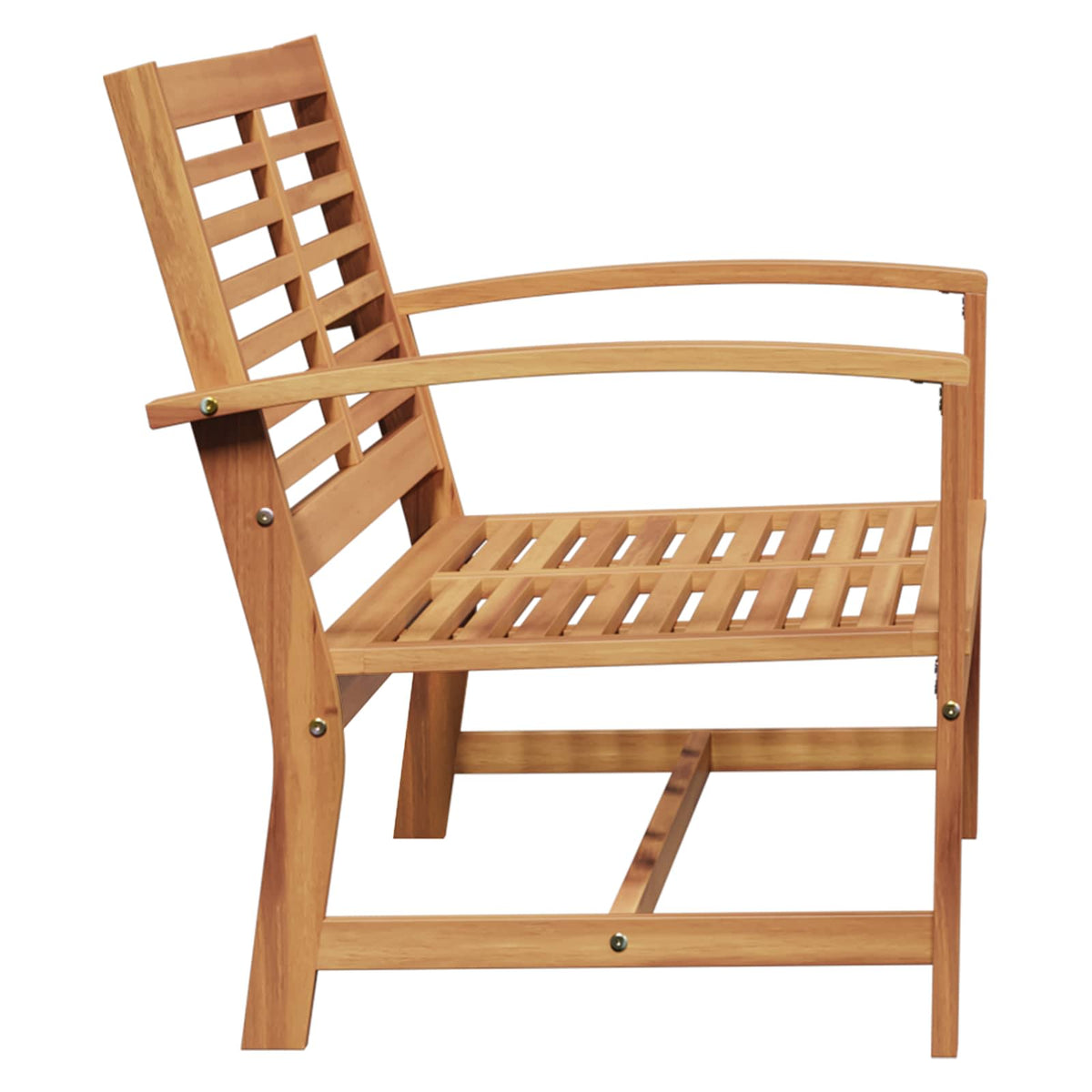 klupa Smeđa 110 x 65 x 76,5 cm Čvrsto teak drvo