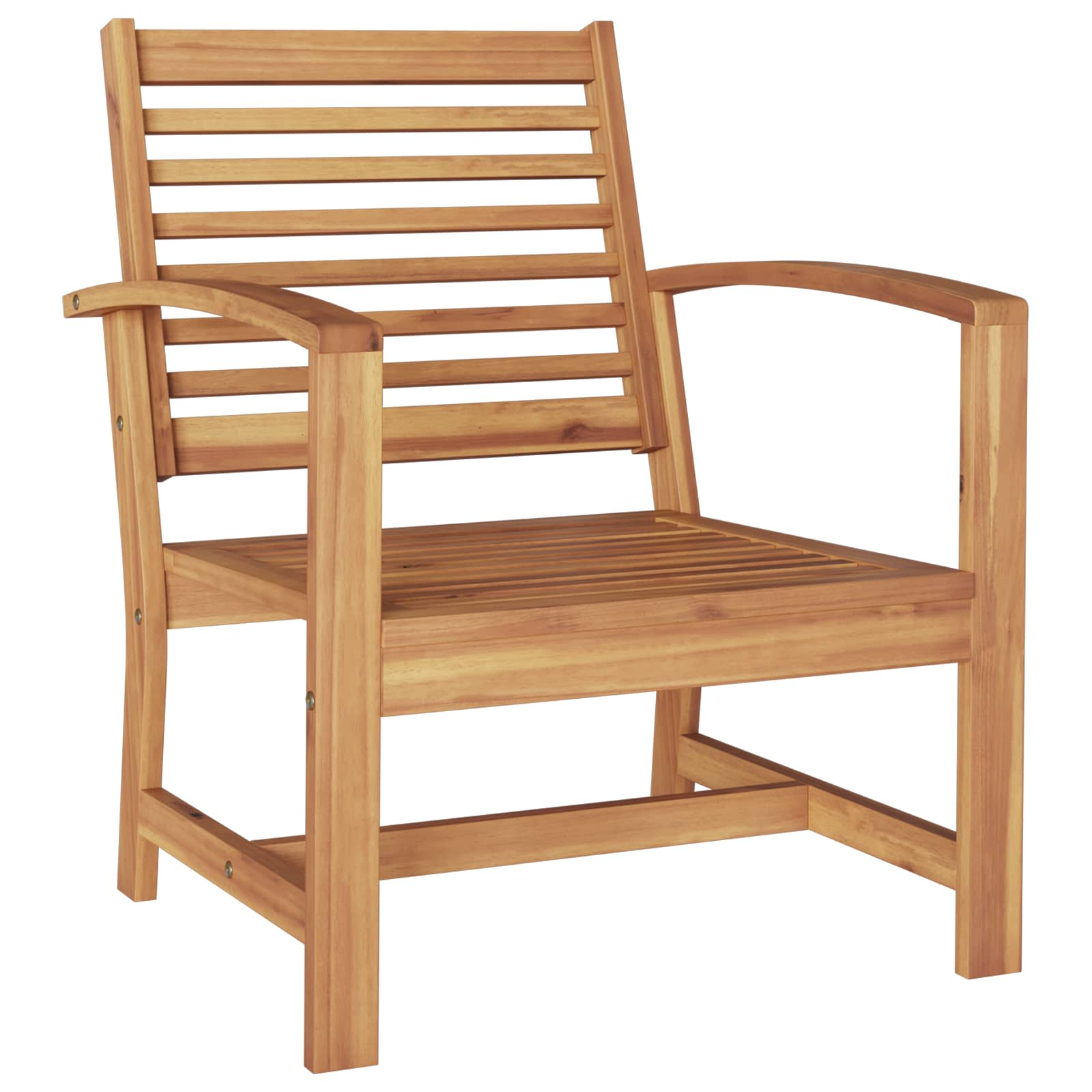 Stolica 2 Komad Smeđa 65 x 60 x 76,5 cm Čvrsto teak drvo