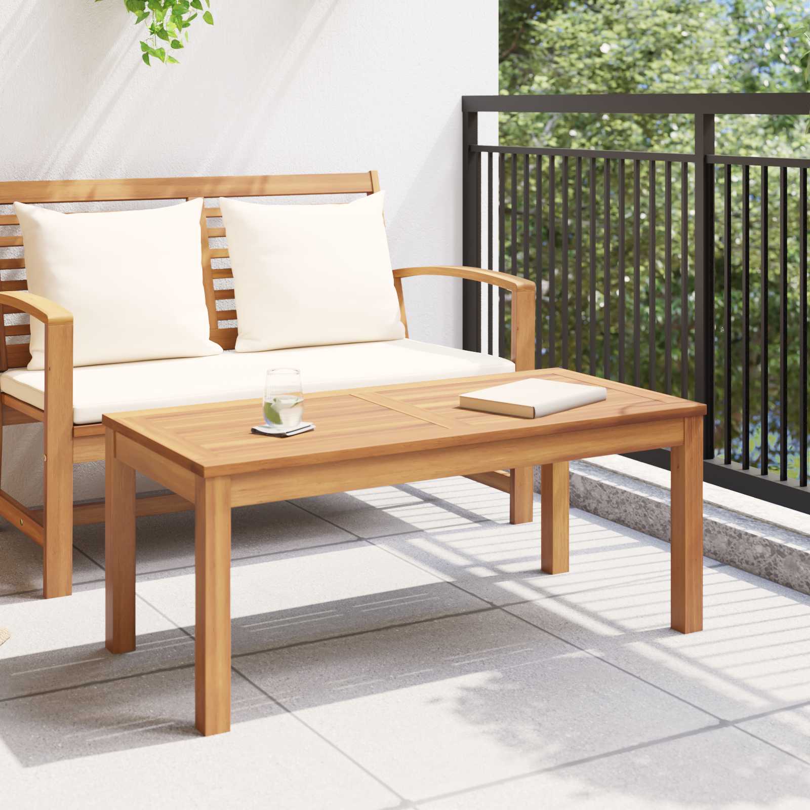 stol Smeđa 95 x 45 x 40 cm Čvrsto teak drvo