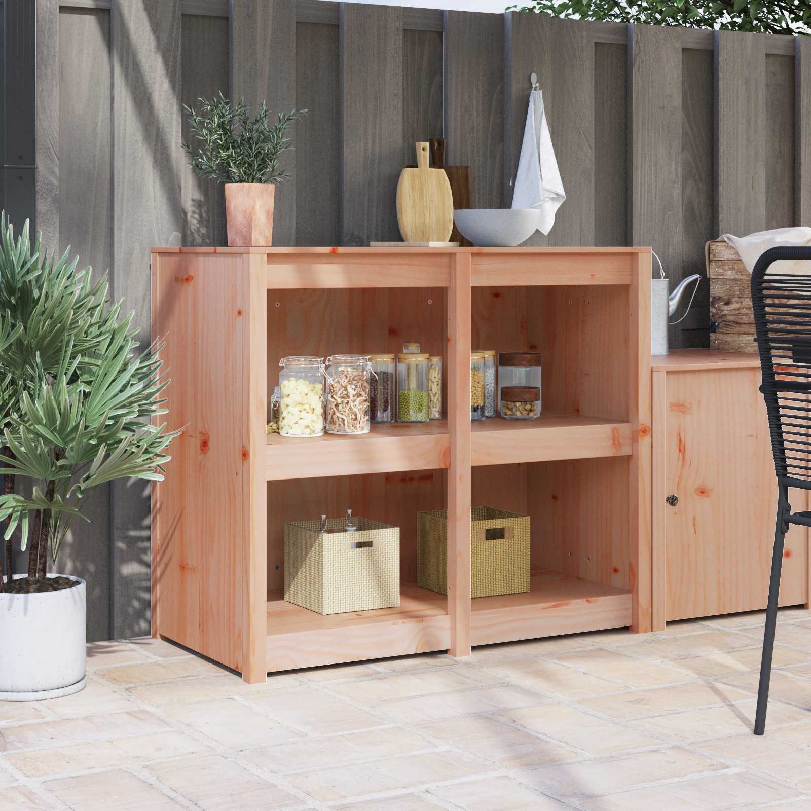 Kuhinjski ormarić s policom MEPPEL Smeđi hrast 106 x 55 x 92 cm