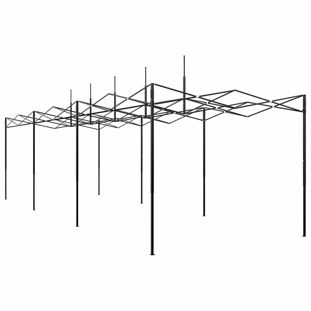 Staklenik s sklopivim okvirom Zelena 290 x 870 x 315 cm Željezo
