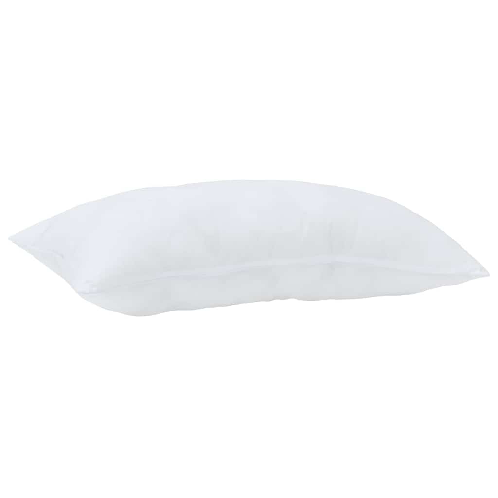 Jastuk 2 pcs Bijelo 80 x 40 x 20 cm Pamuk i poliester