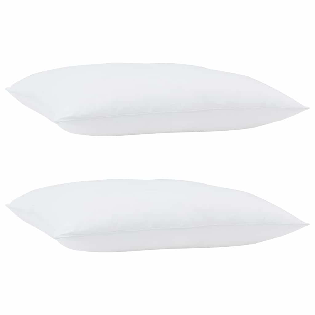 Jastuk 2 pcs Bijelo 75 x 50 x 20 cm Pamuk i poliester