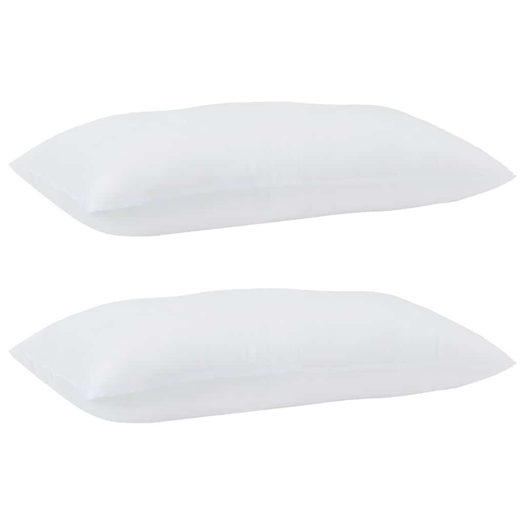 Jastuk s jastukom 2 pcs Bijelo 81 x 42 x 20 cm Poliester