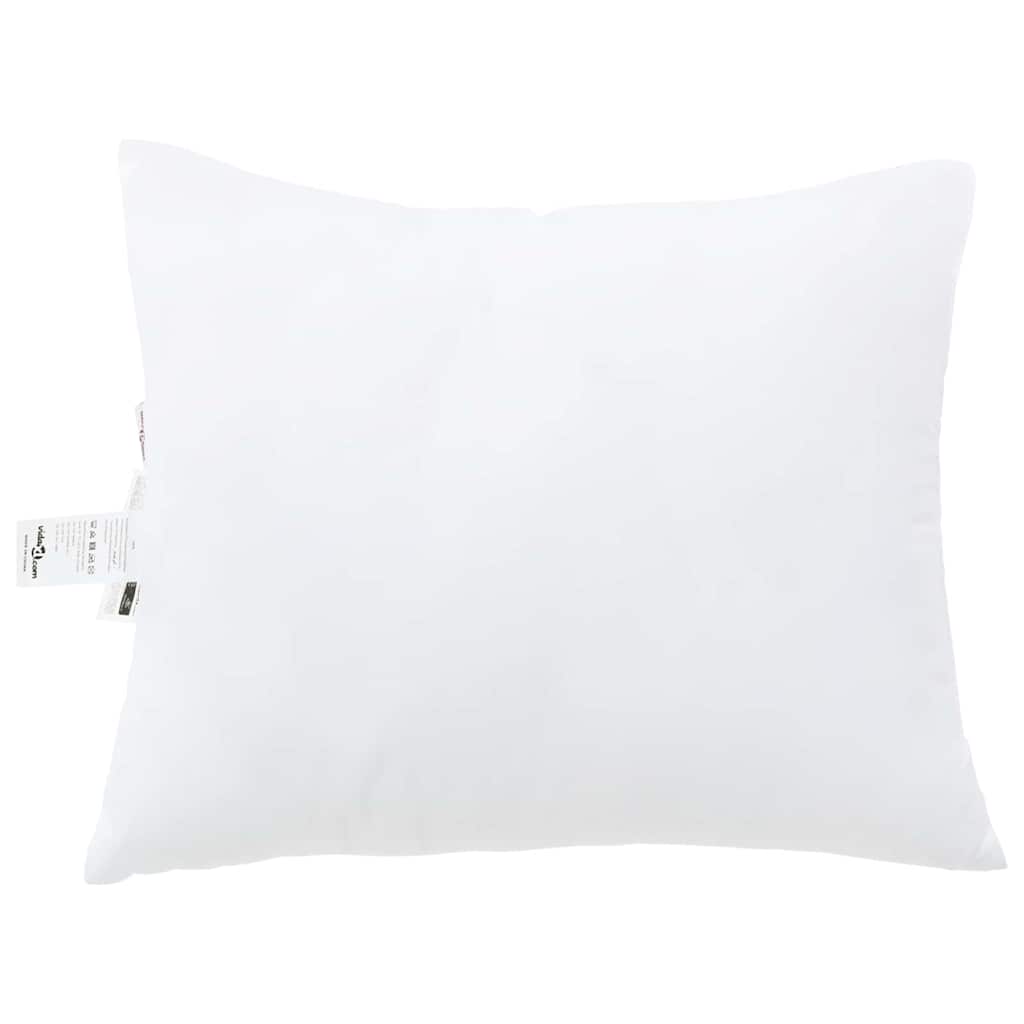 Jastuk s jastukom 2 pcs Bijelo 70 x 61 x 20 cm Poliester