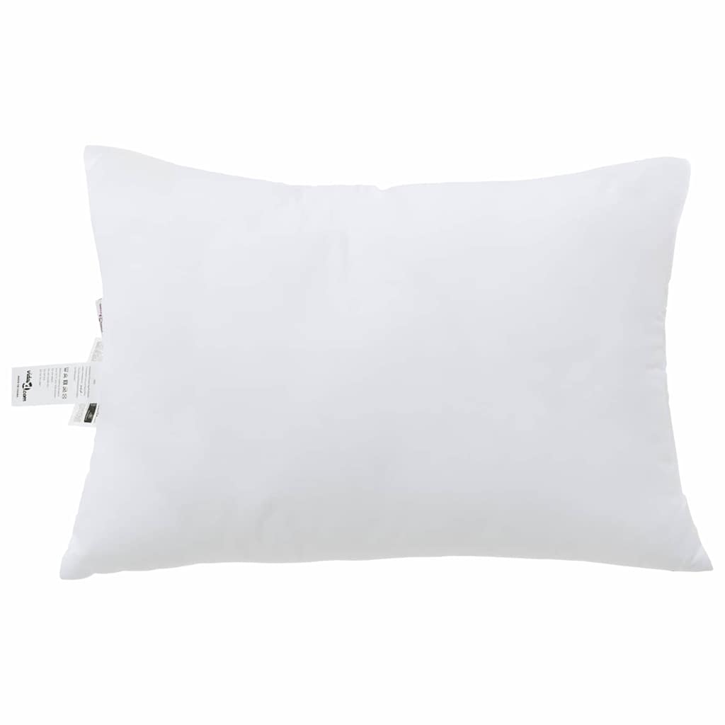 Jastuk s jastukom 2 pcs Bijelo 61 x 41 x 20 cm Poliester