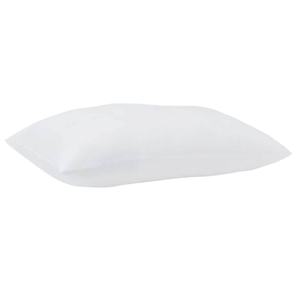 Jastuk s jastukom 2 pcs Bijelo 61 x 41 x 20 cm Poliester