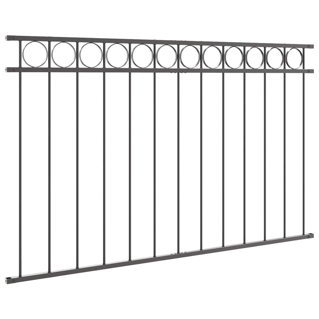 Element Ograde ASSEN Siva 170 x 80 cm Čelik
