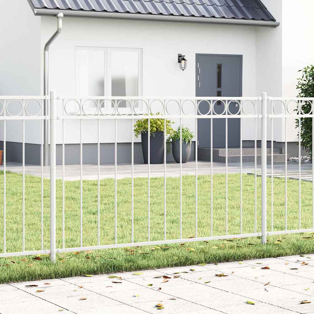 Element Ograde ASSEN Bijelo 170 x 150 cm Čelik